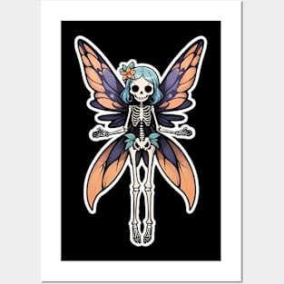 Skeleton Fairy 2 Posters and Art